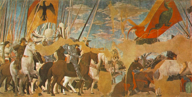 Piero della Francesca, Vittoria di Costantino su Massenzio